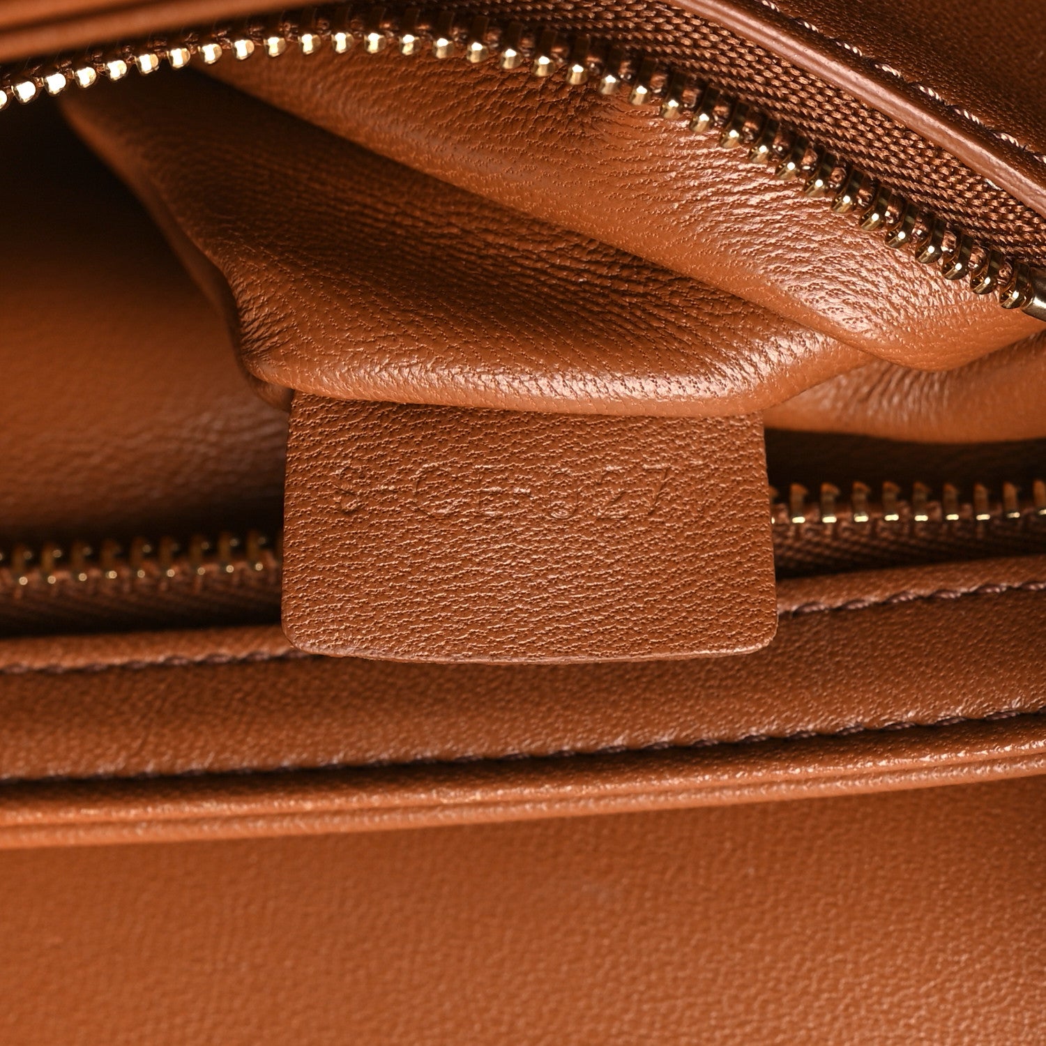 Celine Calfskin Triomphe Canvas Teen Triomphe Bag Tan 7 of 10