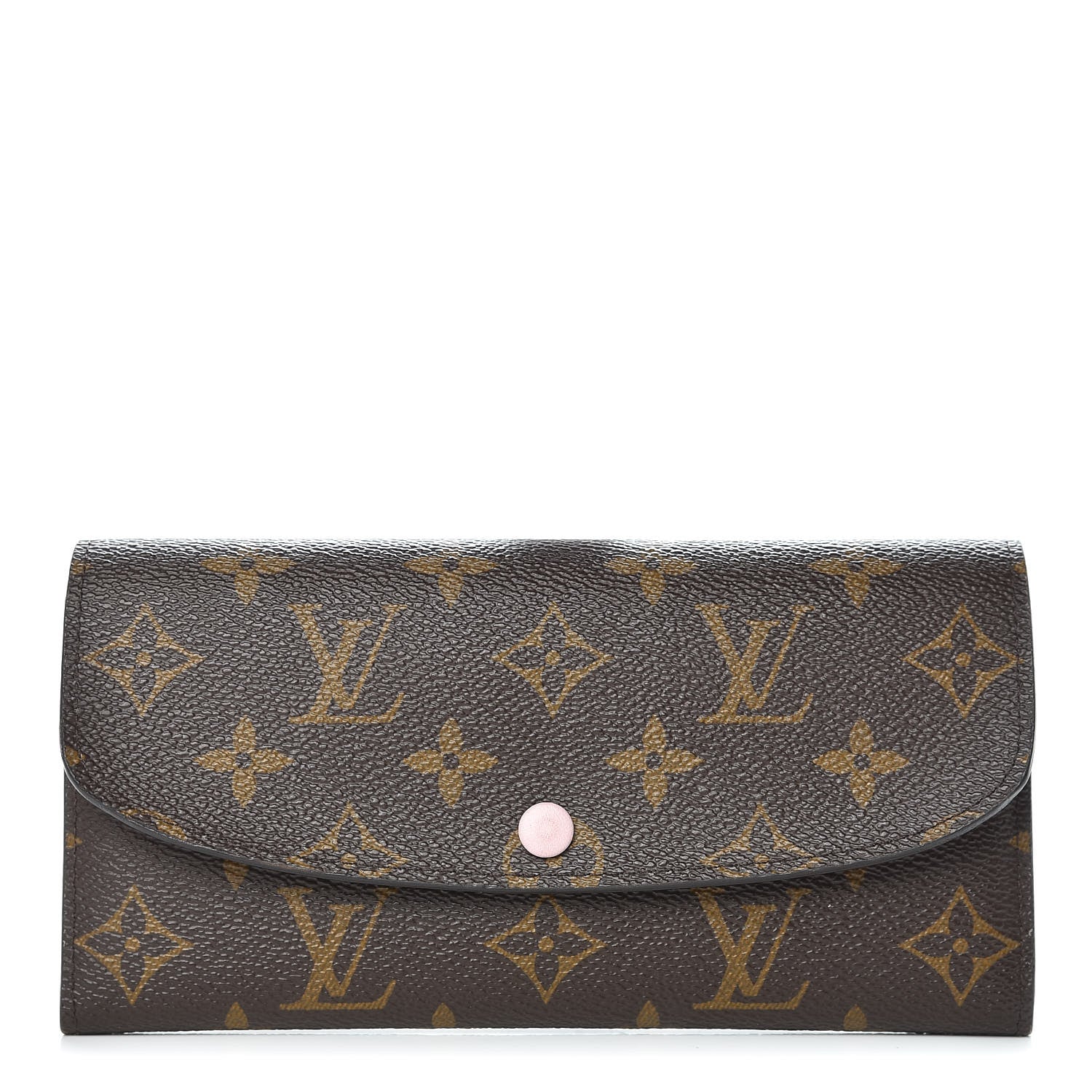 Louis Vuitton Monogram Emilie Wallet Rose Ballerine 1 of 10