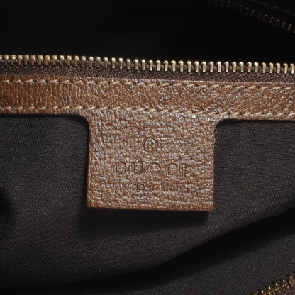 Gucci Suede Bamboo Horsebit Chain Hobo Brown 6 of 7