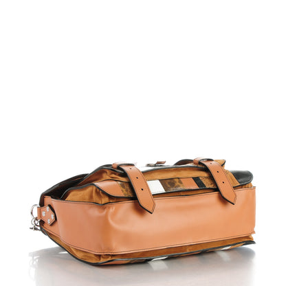 Proenza Schouler Lambskin Lizard Snakeskin Suede Medium PS1 Exotic Stripe Mix Satchel Dune 4 of 8