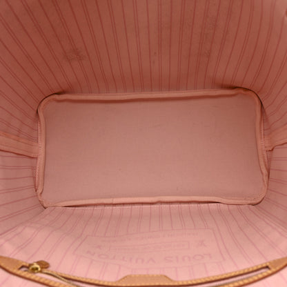 Louis Vuitton Damier Azur Neo Neverfull MM Rose Ballerine 6 of 21