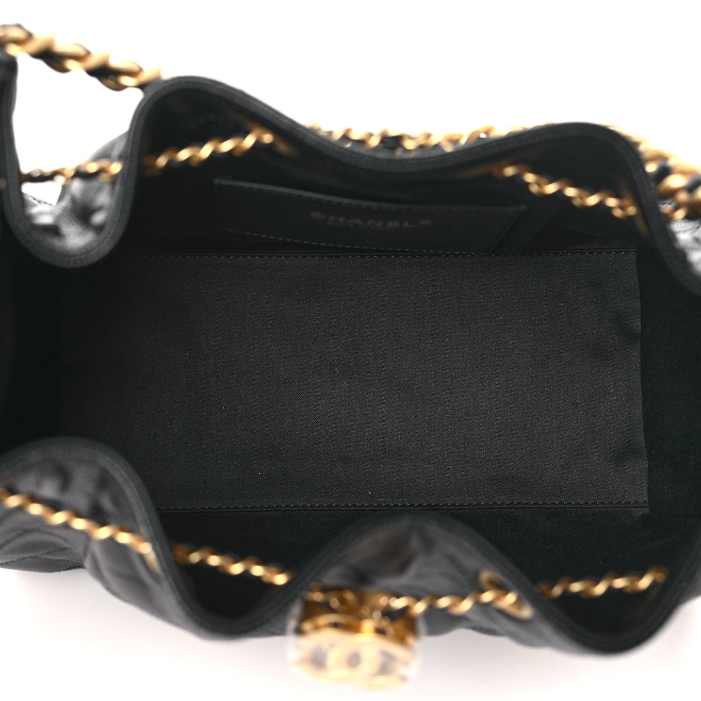 Caviar Quilted Small Chanel 25 Handbag Black