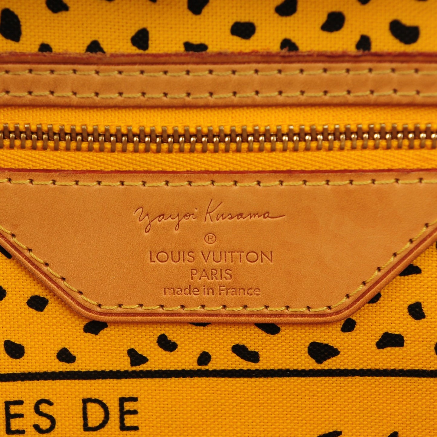Monogram Kusama Waves Neverfull MM Yellow