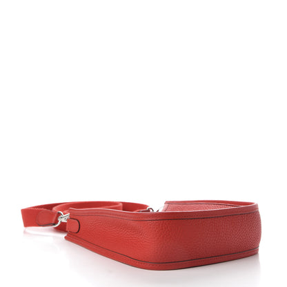 Hermes Taurillon Clemence Evelyne TPM Rouge de Coeur 4 of 9