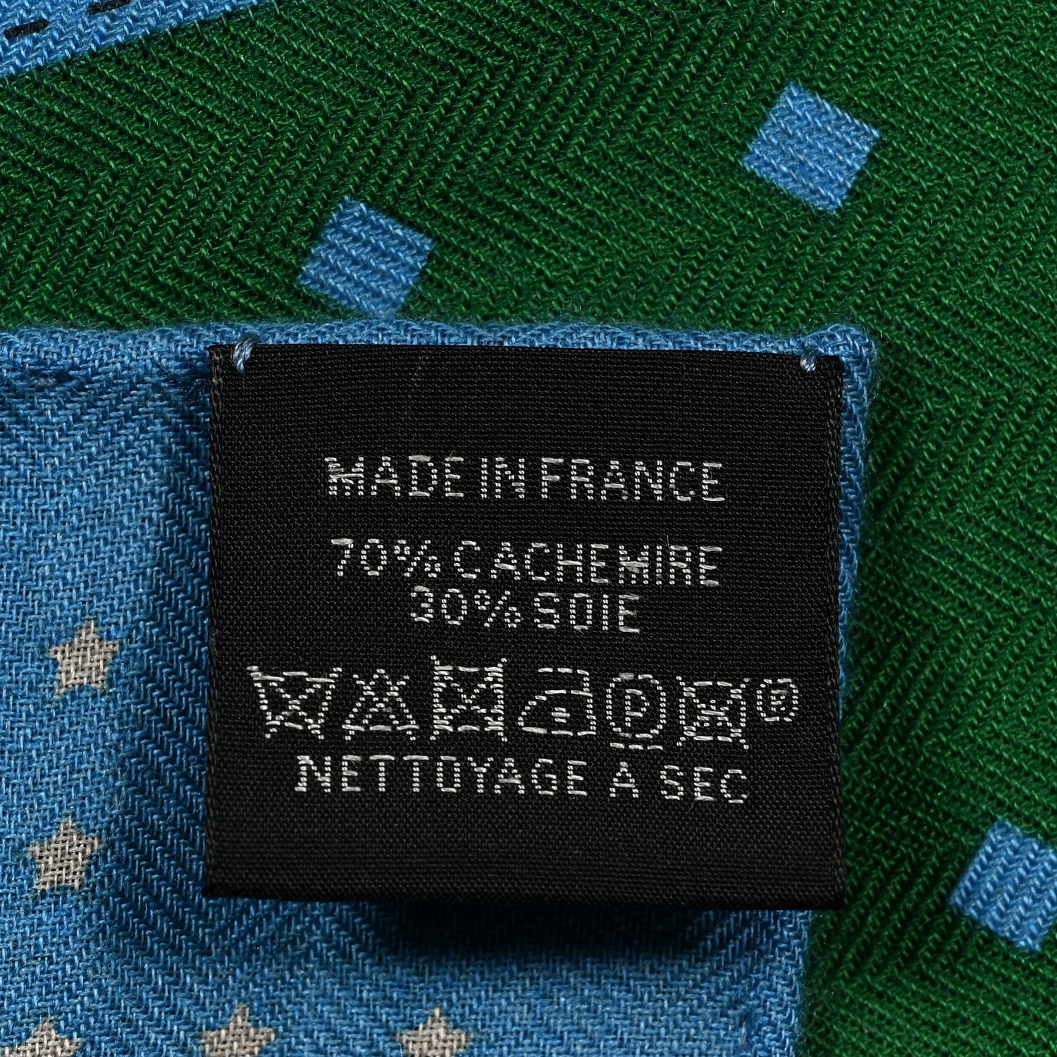 Hermes Cashmere Silk Harnais De Cour Bandana Shawl 140 3 of 3