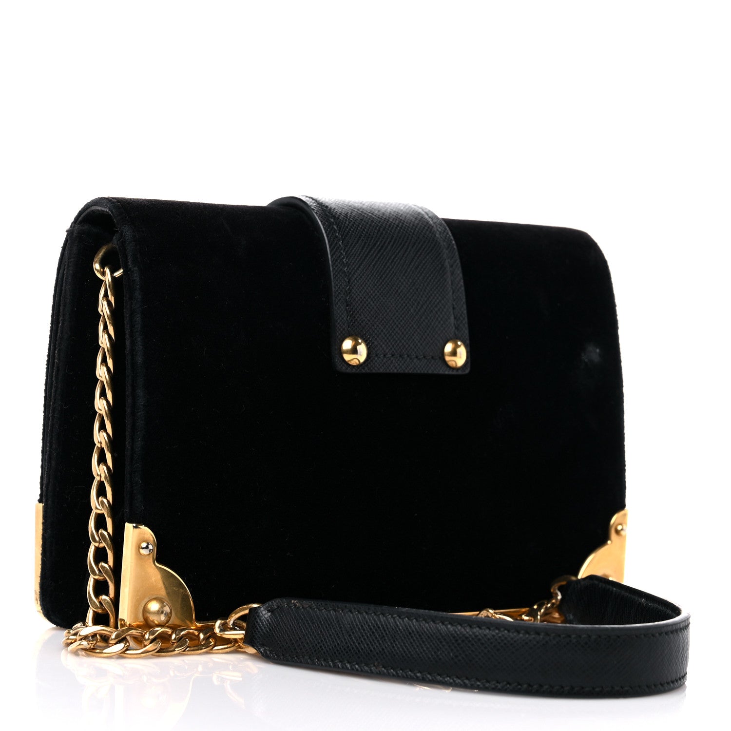 Prada Velvet Cahier Astrology Bag Black 3 of 15