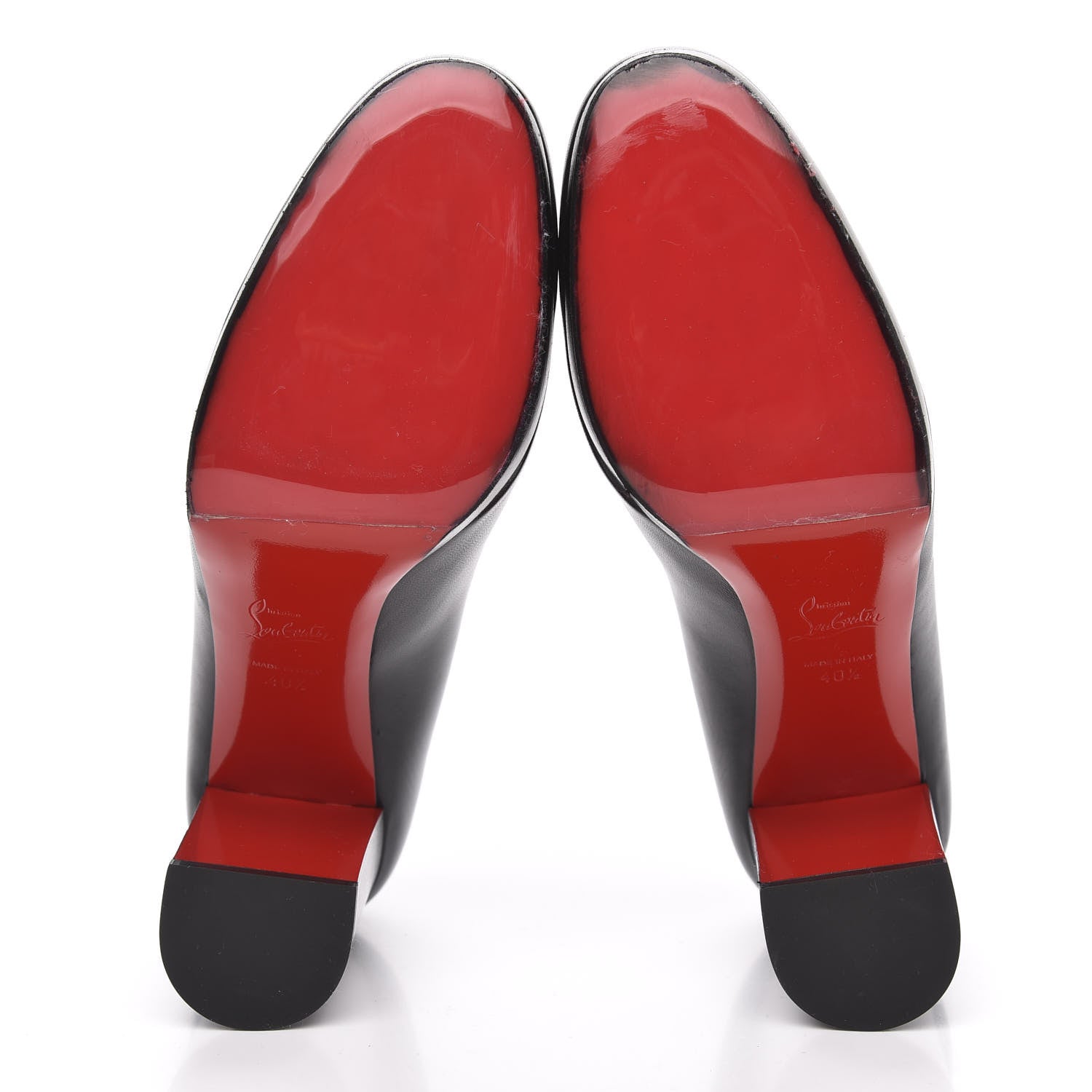 Christian Louboutin Nappa Kabetts 100 Pumps 40.5 Black Lucido 5 of 12