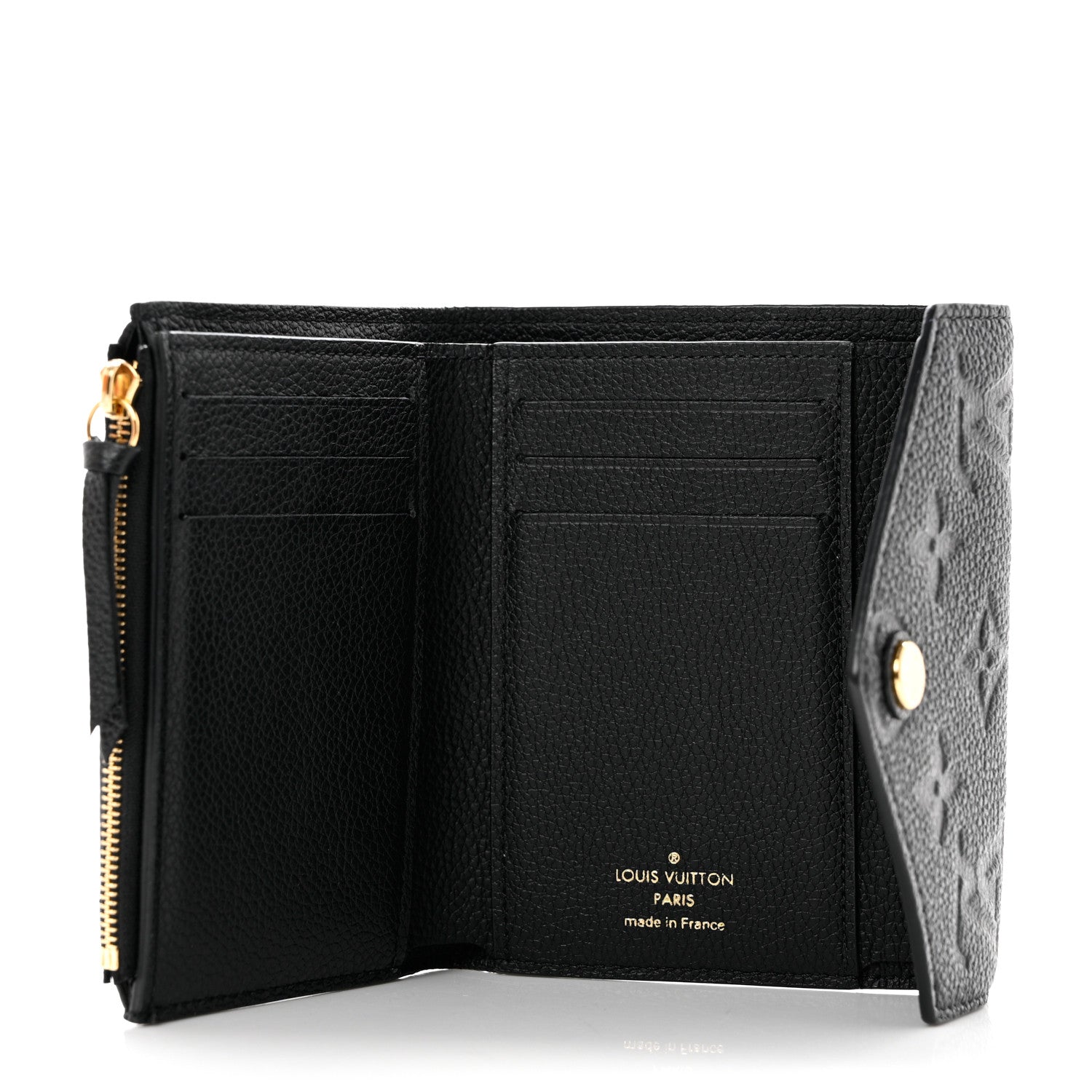 Louis Vuitton Empreinte Victorine Wallet Black 5 of 10