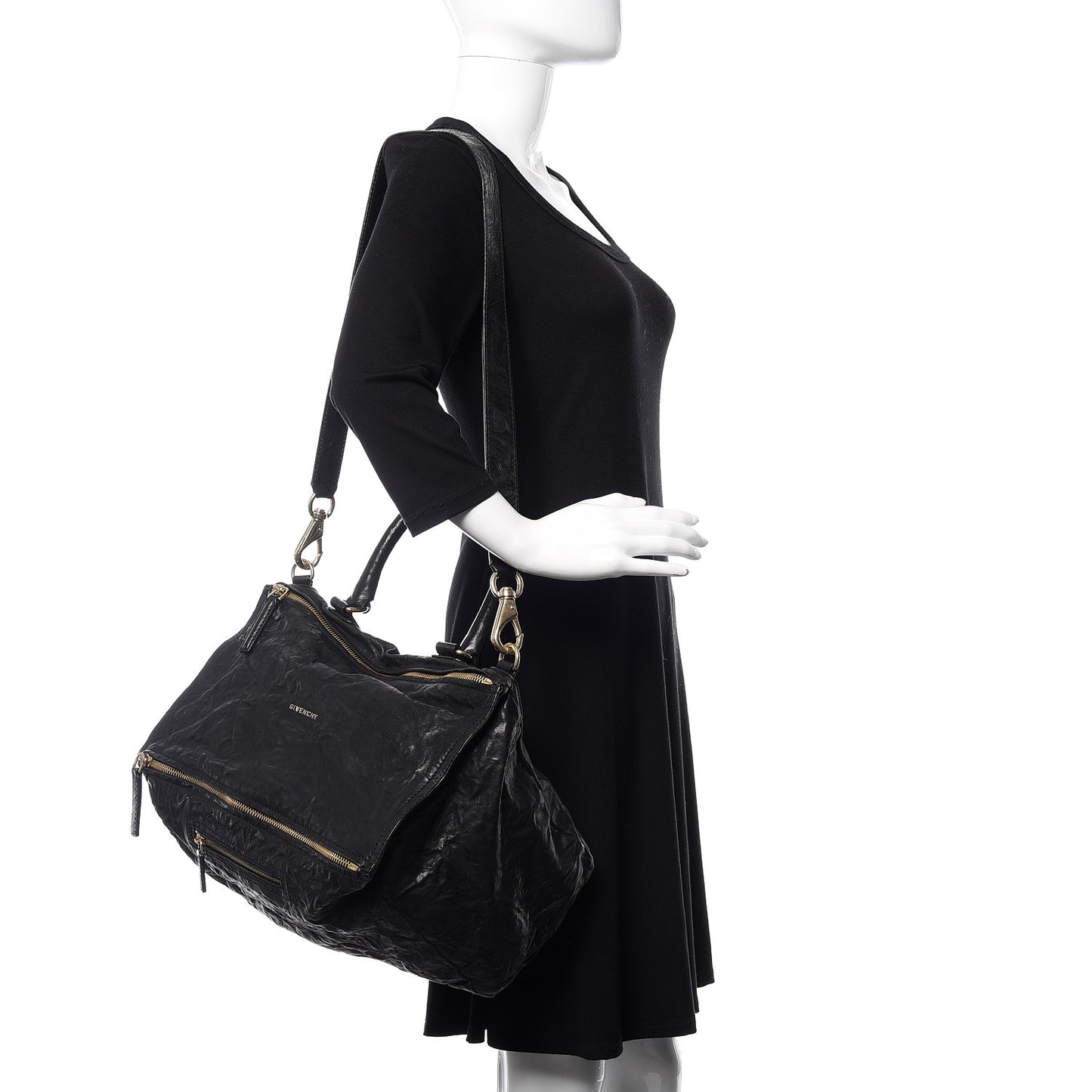 Tumbled Sheepskin Large Pandora Black