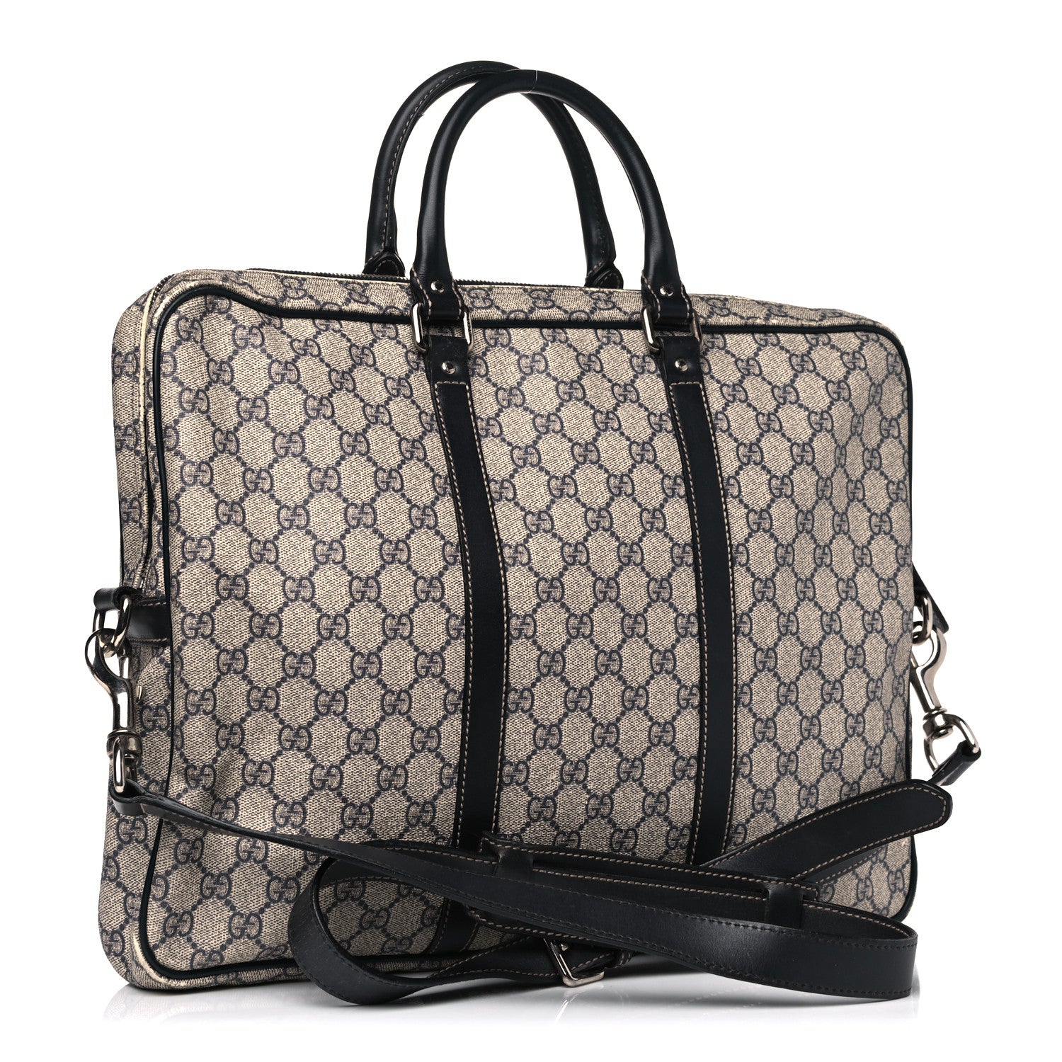 Gucci GG Plus Monogram Medium Briefcase Navy 2 of 23
