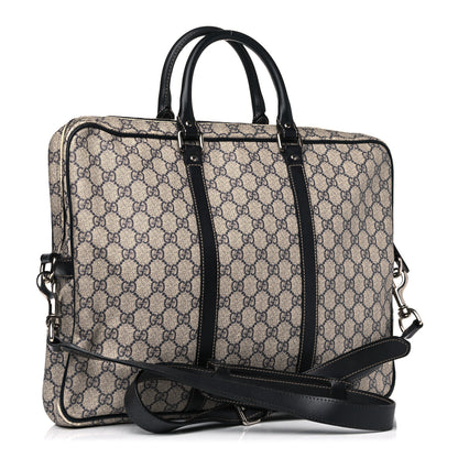 Gucci GG Plus Monogram Medium Briefcase Navy 2 of 23