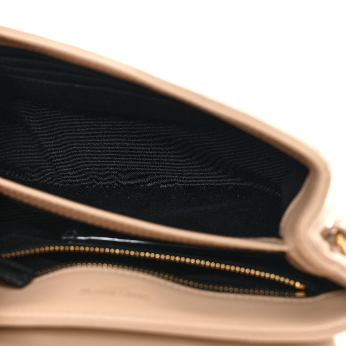 Calfskin Y Quilted Monogram Toy Loulou Crossbody Bag Dark Beige