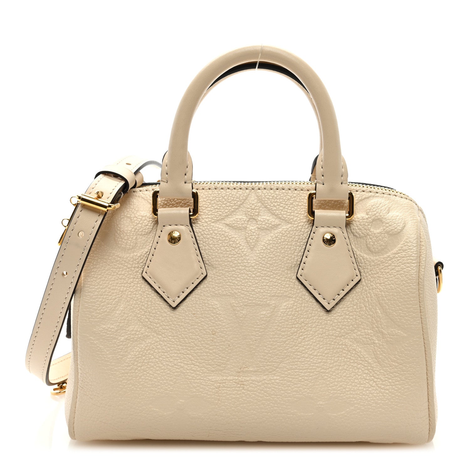 Louis Vuitton Empreinte Monogram Giant Speedy Bandouliere 20 Creme 1 of 8