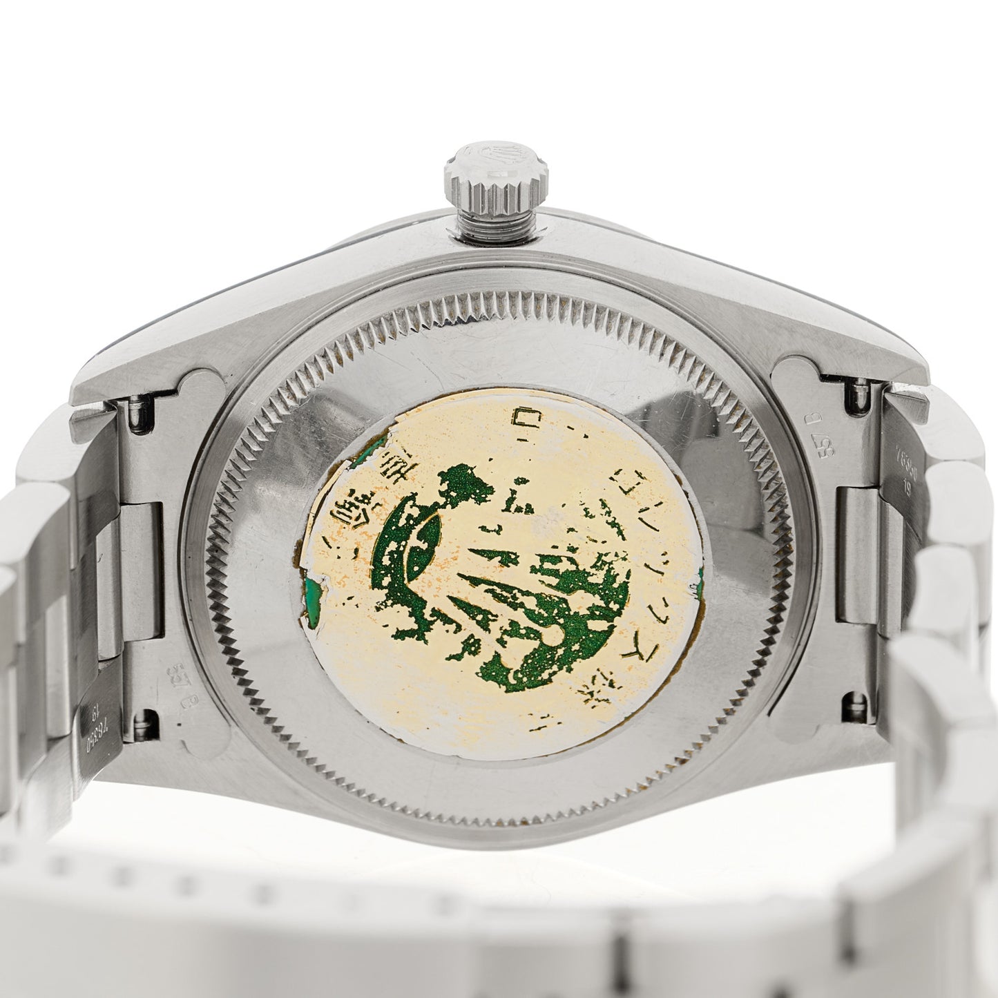 Stainless Steel 34mm Air-King Oyster Perpetual Precision Watch Black 14000