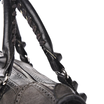 Balenciaga Agneau Giant Brogues Hardware Work Black 10 of 14