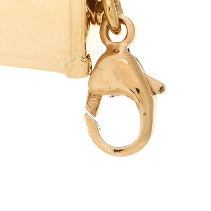 Tiffany 18K Yellow Gold Diamond Sapphire Suitcase Charm 3 of 4