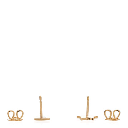 Gucci 18K Yellow Gold Icon Square Star Earrings 3 of 4