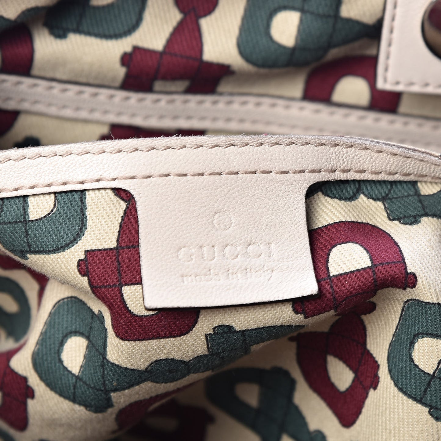 Guccissima Medium Joy Tote White