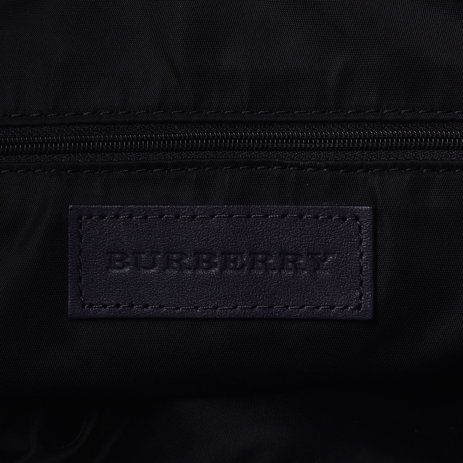 Burberry Nylon Check Small Buckleigh Packable Tote Purple White 5 of 7