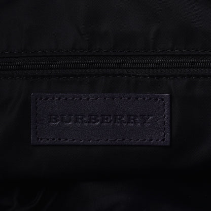 Burberry Nylon Check Small Buckleigh Packable Tote Purple White 5 of 7
