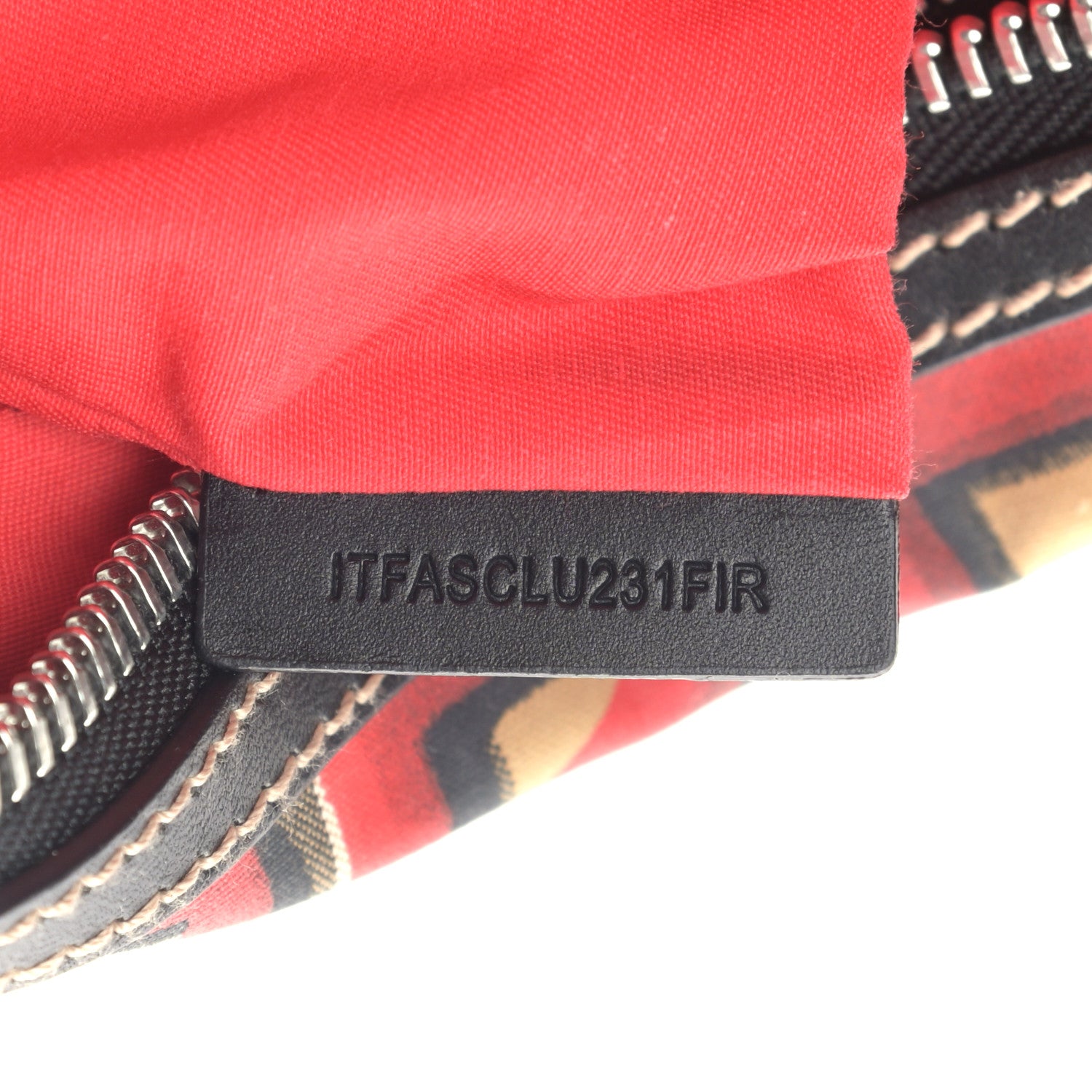 Burberry Haymarket Check Graffiti Print Barrel Bag Red 8 of 10