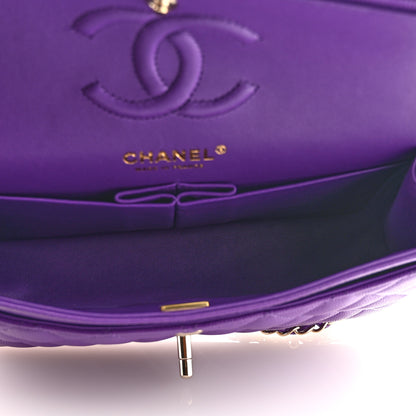 Chanel Caviar Quilted Small Double Flap Dark Purple 5 of 11