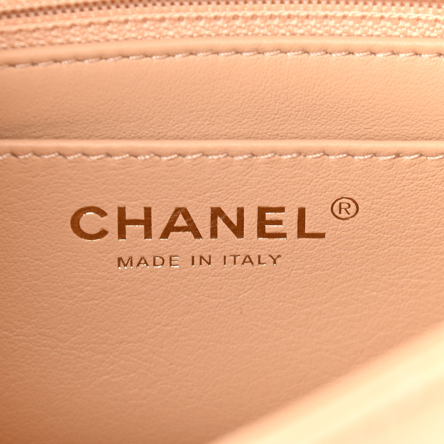 Chanel Lambskin Quilted Mini Pearl Crush Flap Beige 6 of 9