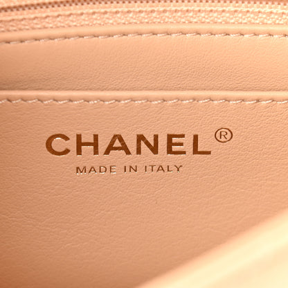 Chanel Lambskin Quilted Mini Pearl Crush Flap Beige 6 of 9