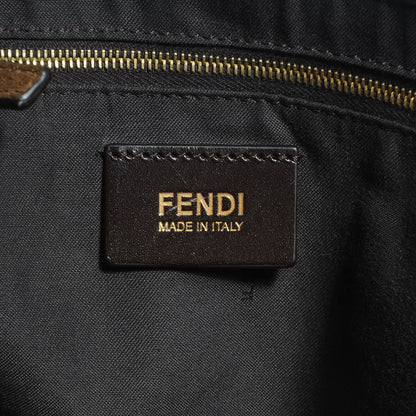 Fendi Pequin Vitello Large Hobo Tobacco Amarena 6 of 11