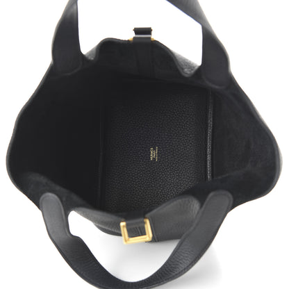 Hermes Taurillon Clemence Picotin Lock 18 PM Black 5 of 10