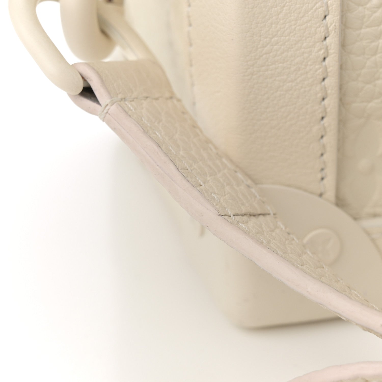 Louis Vuitton Taurillon Monogram Solar Ray Soft Trunk Powder White 11 of 13