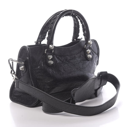 Balenciaga Agneau Giant 12 Silver Hardware Mini City Black 3 of 10