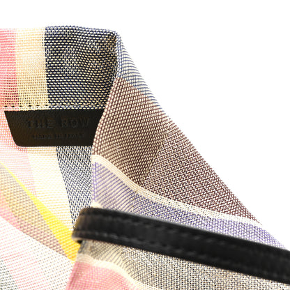 The Row Mesh Saddle Calfskin Barn Tote Bag Multicolor 7 of 10