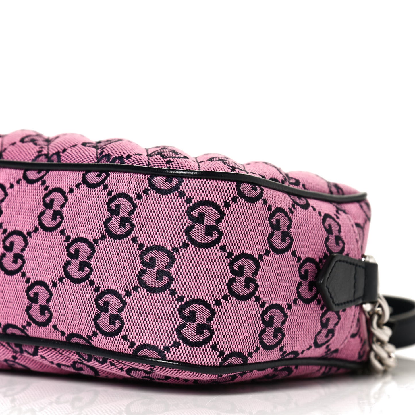 Monogram Multicolor Matelasse Diagonal Small GG Marmont Chain Shoulder Bag Pink Blue
