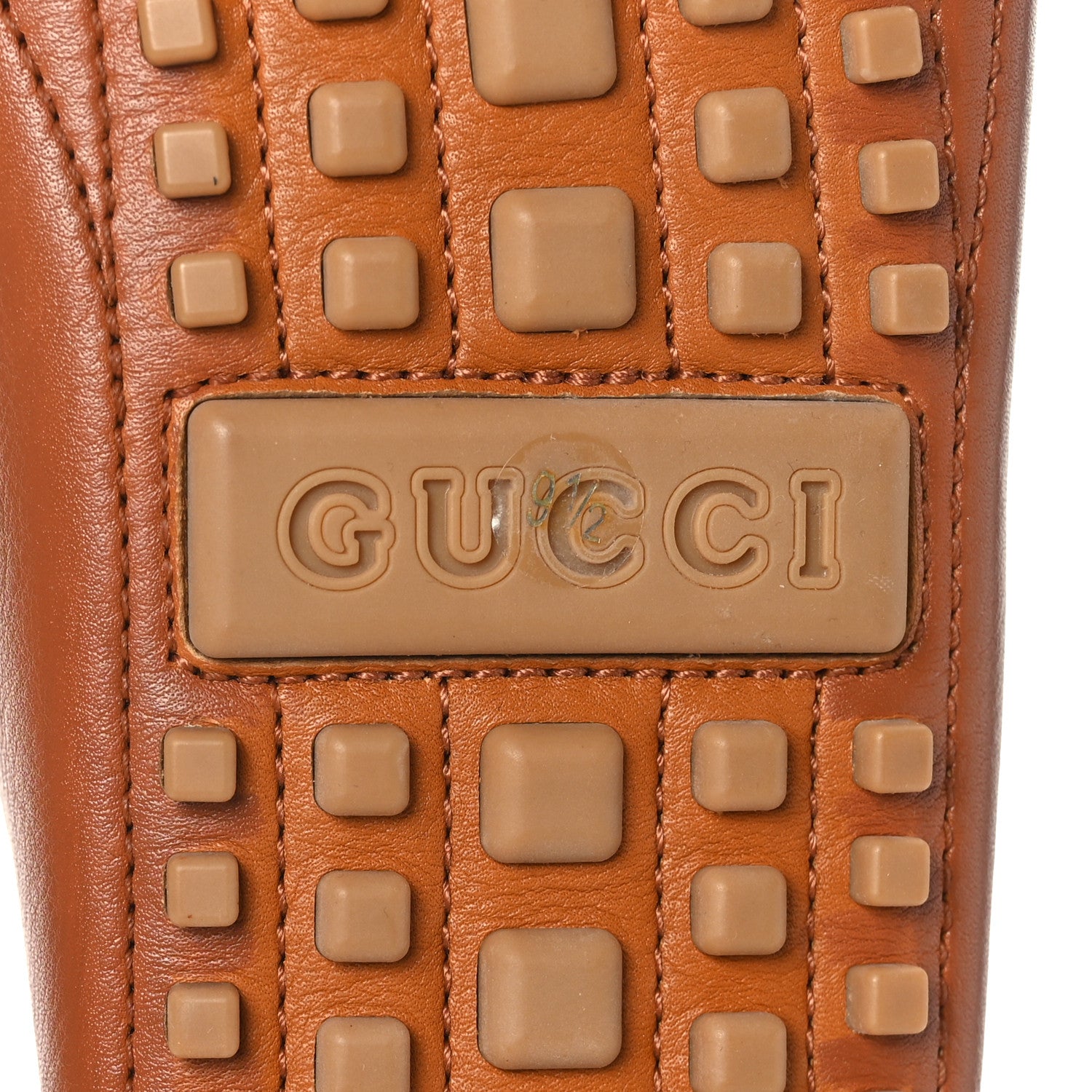 Gucci Soft Clove Calfskin Web Mens Horsebit Driver Loafers 9.5 Cognac 8 of 8