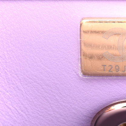 Chanel Caviar Quilted Mini Coco Handle Flap Light Purple 7 of 10
