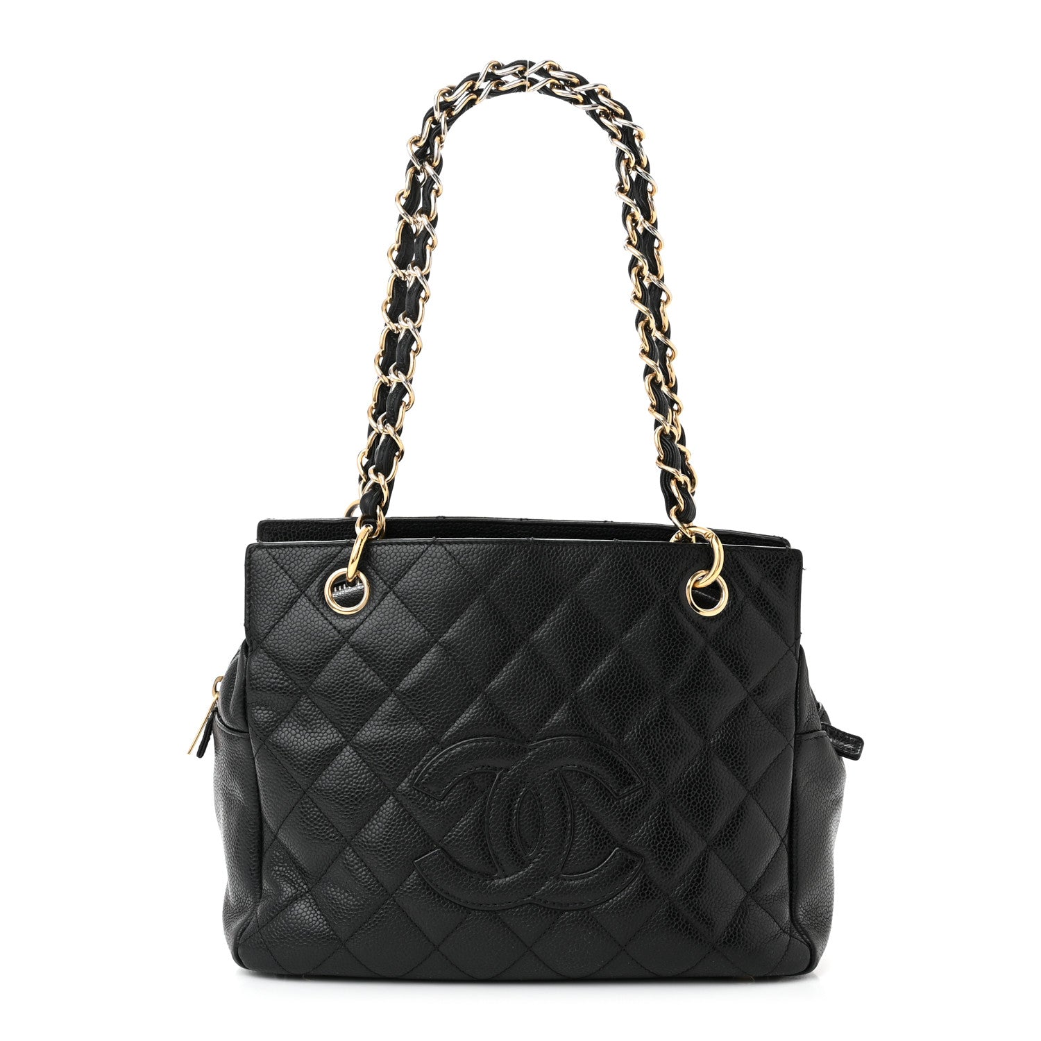 Chanel Caviar Quilted Petit Timeless Tote PTT Black 1 of 14