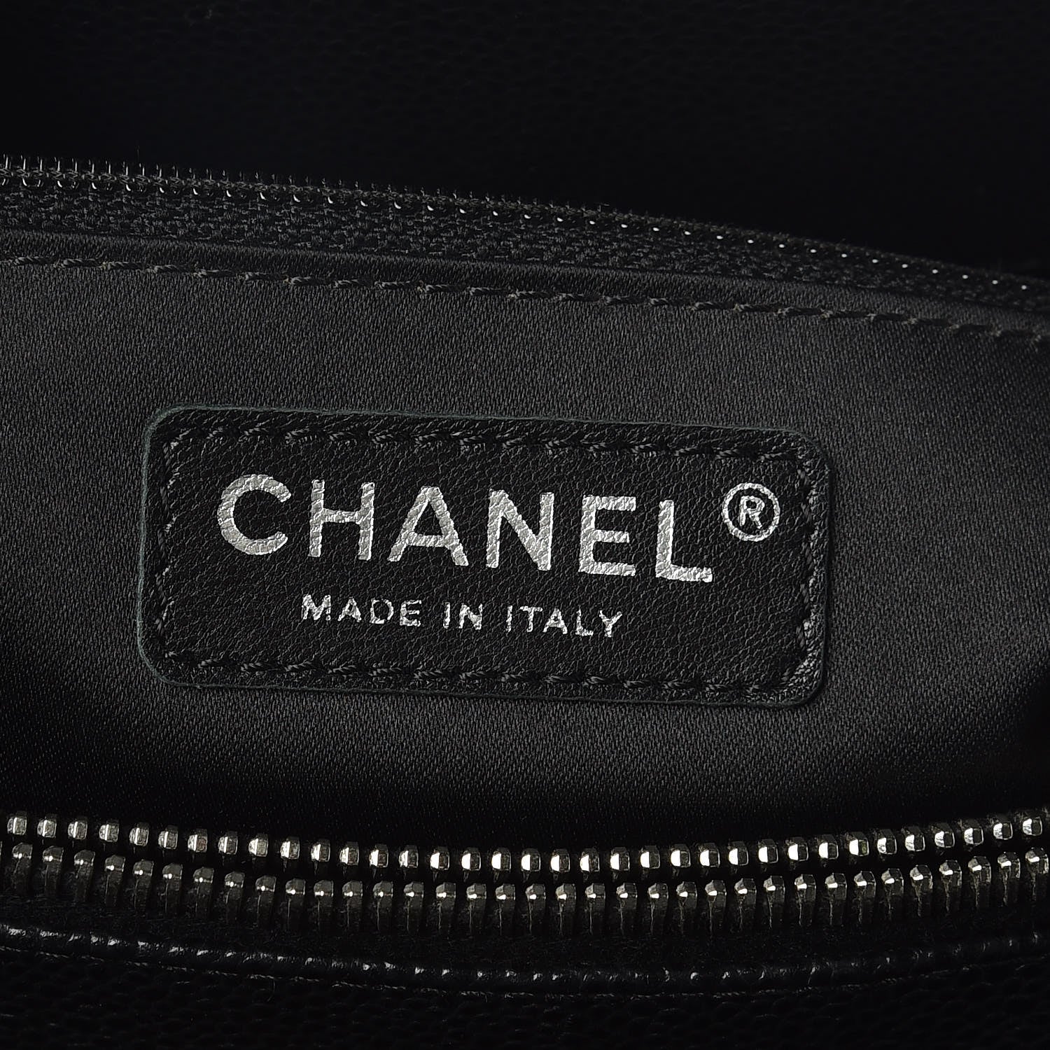 Chanel Caviar Quilted XL Grand Shopping Tote GST Black 6 of 14