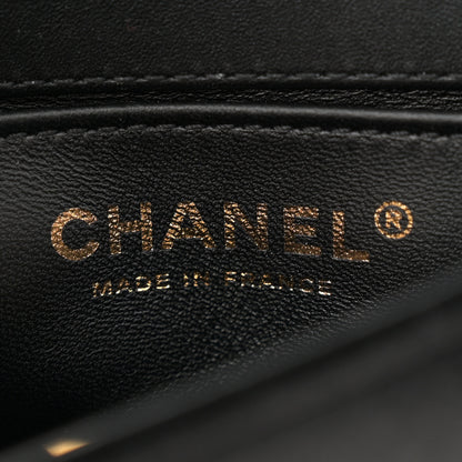 Chanel Velvet Quilted Mini Boy Messenger Bag Black 6 of 10