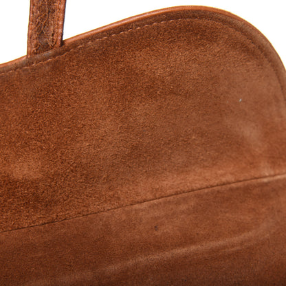 Christian Dior Calfskin Saddle Bag Tan 9 of 27