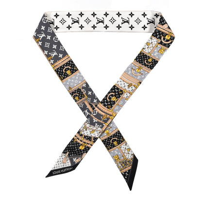 Louis Vuitton Silk Monogram Let's Go BB Bandeau Black 1 of 3
