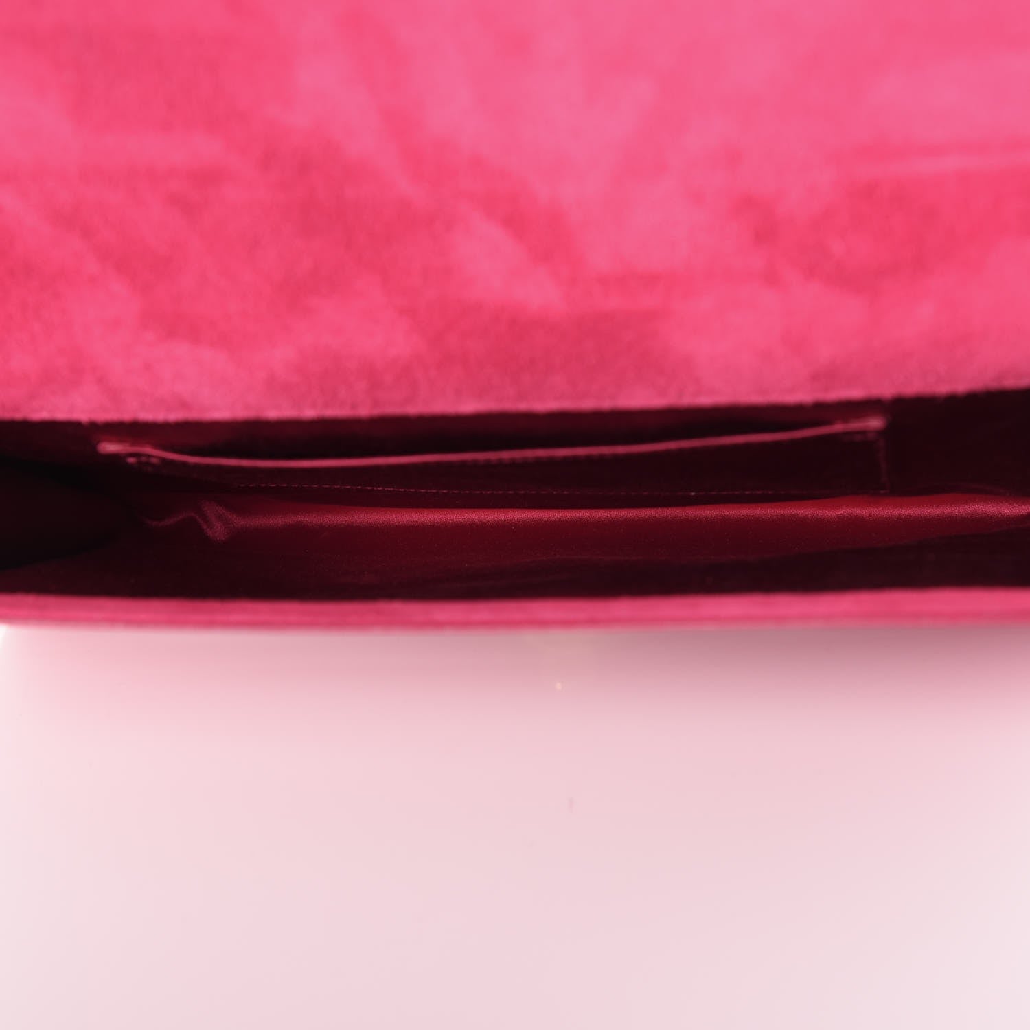 Saint Laurent Patent Large Belle De Jour Clutch Fuchsia 7 of 7