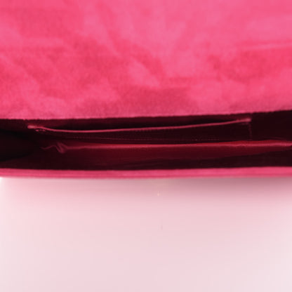 Saint Laurent Patent Large Belle De Jour Clutch Fuchsia 7 of 7