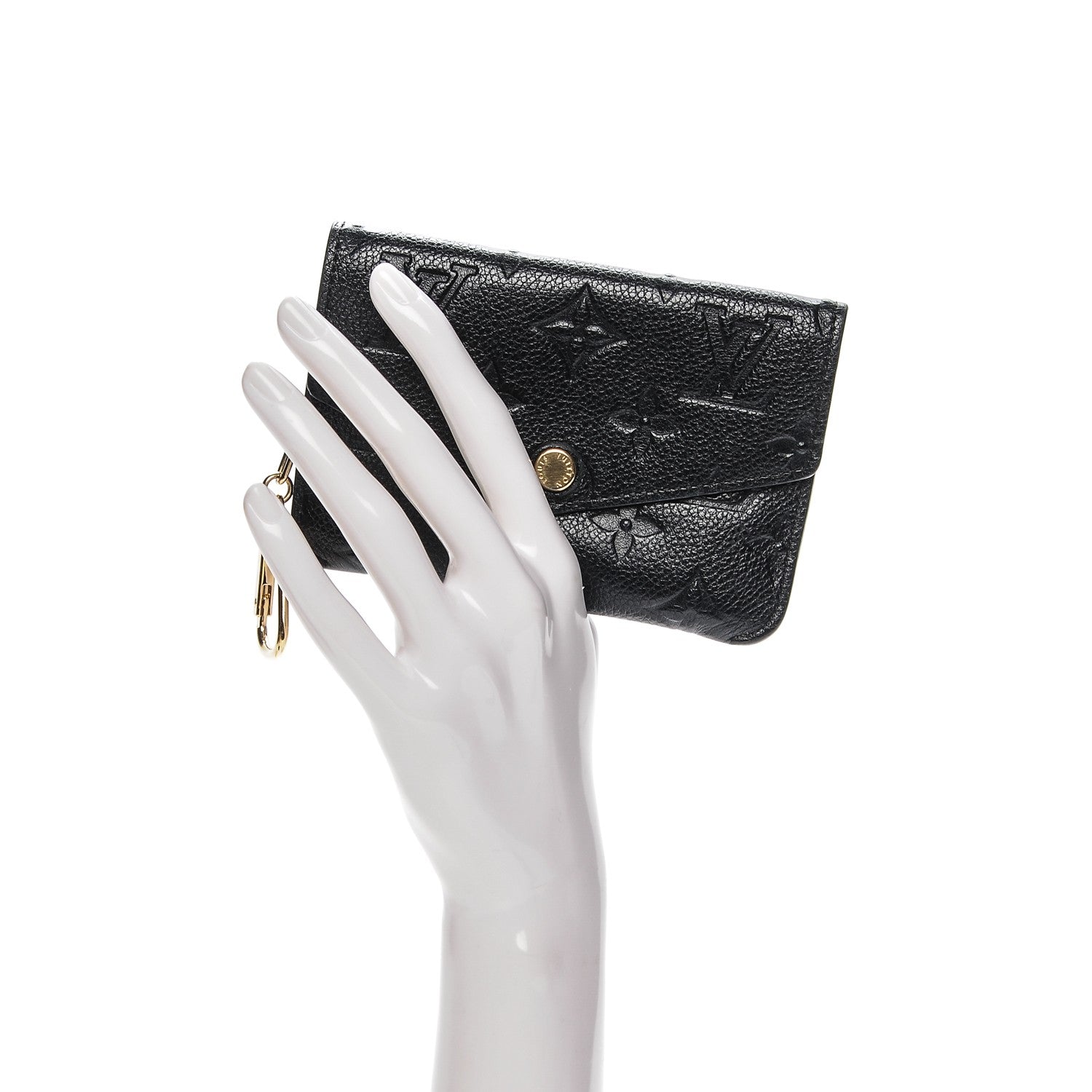 Louis Vuitton Empreinte Key Pouch Black 2 of 6