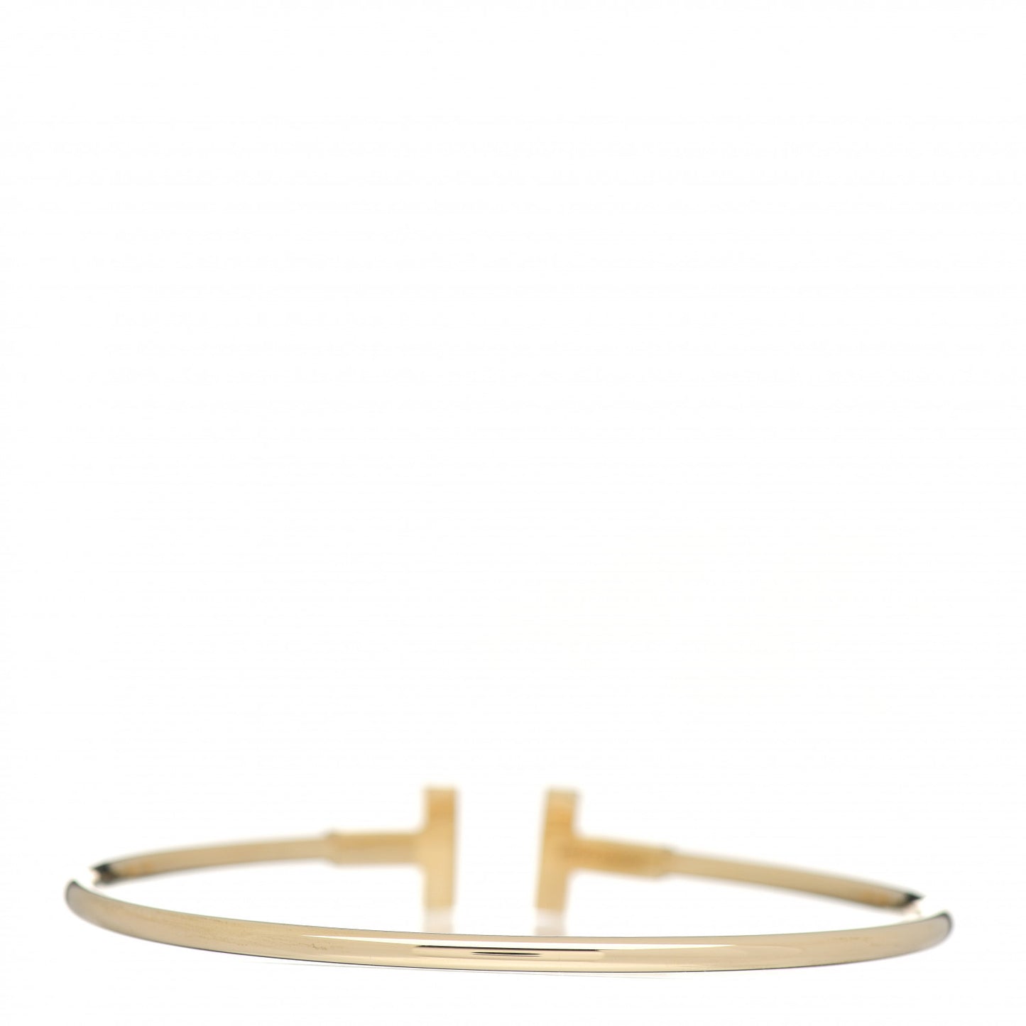 18K Yellow Gold T Wire Bracelet