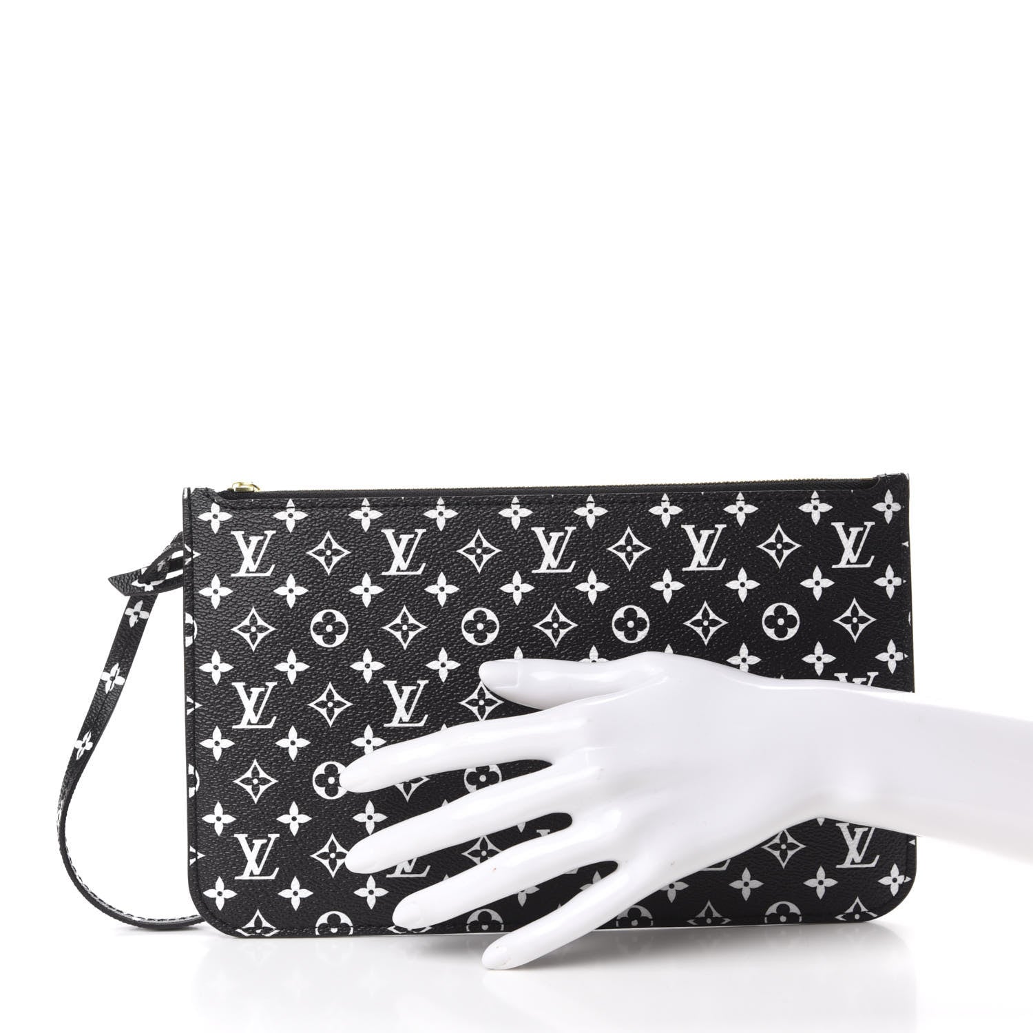 Louis Vuitton Monogram Giant Jungle Neverfull MM GM Pochette Black 2 of 7