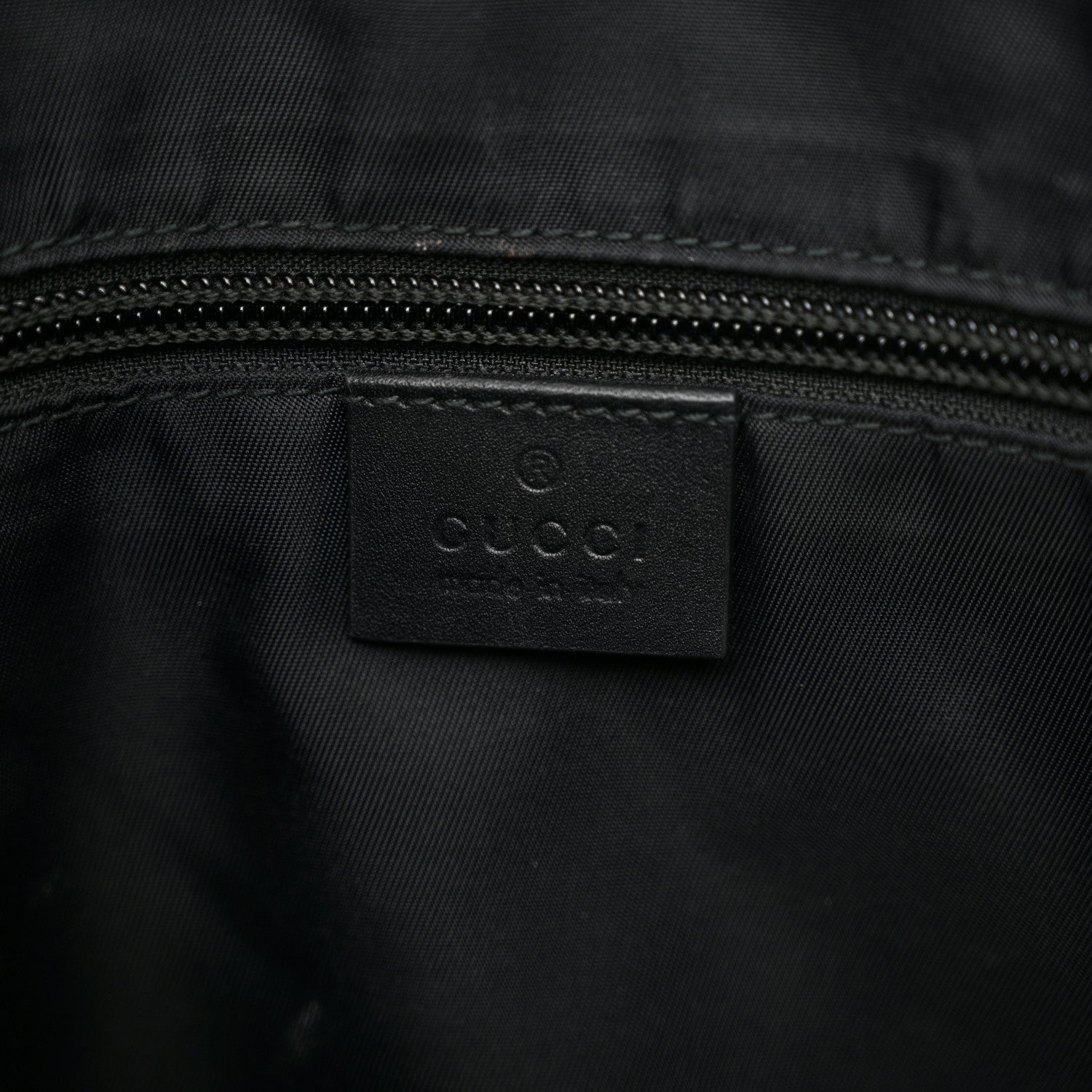 Gucci GG Supreme Monogram Web Messenger Bag Black 6 of 15
