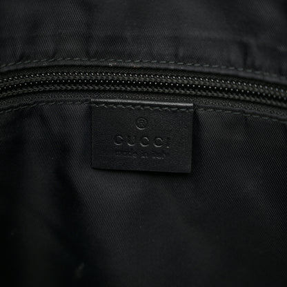 Gucci GG Supreme Monogram Web Messenger Bag Black 6 of 15