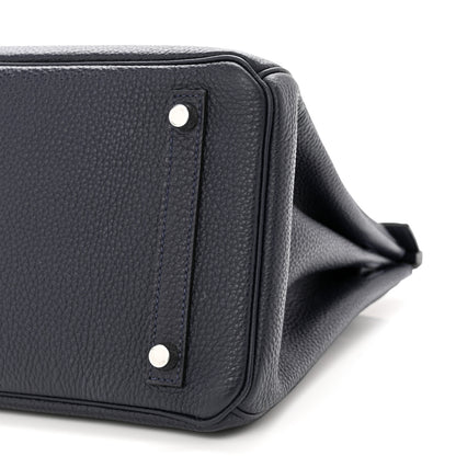 Hermes Togo Birkin 30 Bleu Nuit 10 of 11