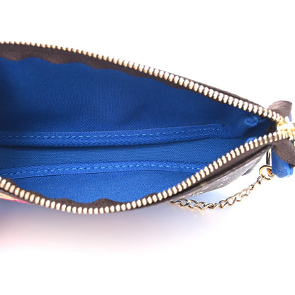 Louis Vuitton Monogram 2019 Christmas Animation Mini Venice Pochette Accessories Blue 6 of 10